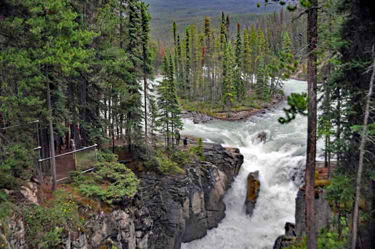 raging waterfall